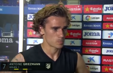 Griezmann walks out on post-match interview when asked about Atletico future