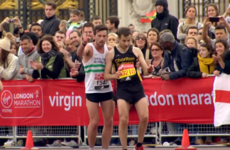 London Marathon runner stops to help exhausted fellow athlete make it to the finish