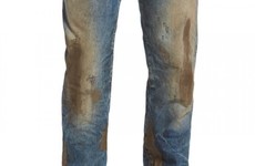 A shop is trying to sell a pair of ludicrous 'mud-covered' jeans for €415