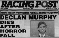 'Declan Murphy dies in horror fall': The jockey writes about that fall, reading his own obituary and his long recovery