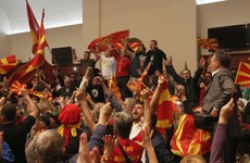 Politicians attacked after Macedonia's parliament stormed by 100 protesters