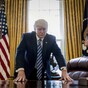 What words does President Donald Trump most like to tweet?