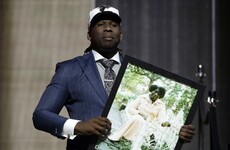 'Fine me later:' Falcons draft pick drops f-bomb in emotional tribute speech to late grandmother