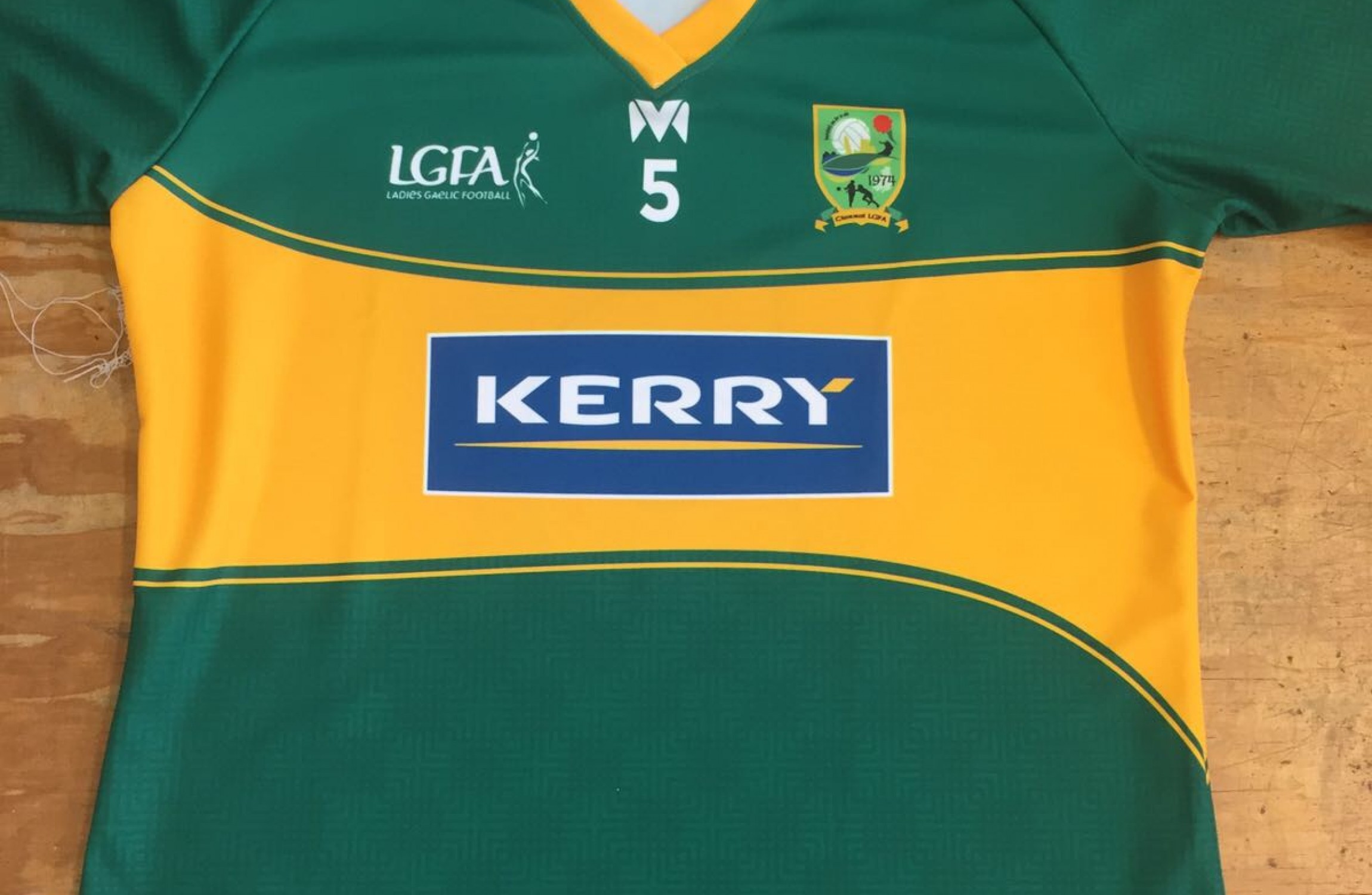 The new Kerry Ladies football jersey is 