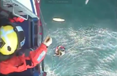 The moment a young surfer was rescued after 32 hours at sea