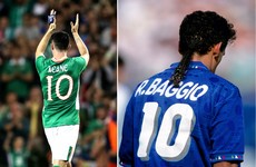 The story of Robbie Keane and the Italian legend who inspired him to wear number 10