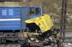 40 killed as train hits bus in Ukraine