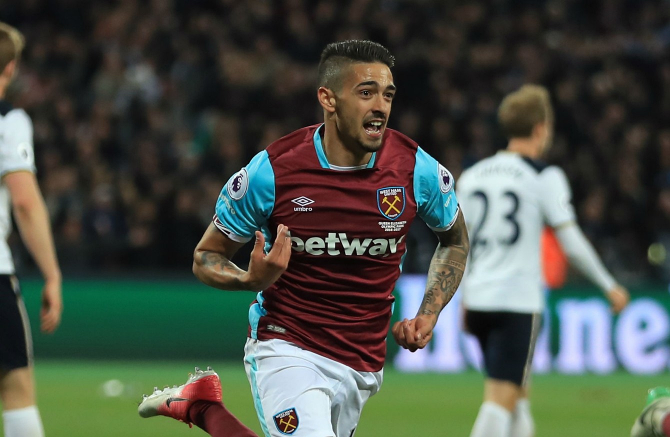 Hammer blow: Lanzini leaves Chelsea on the brink of Premier League glory