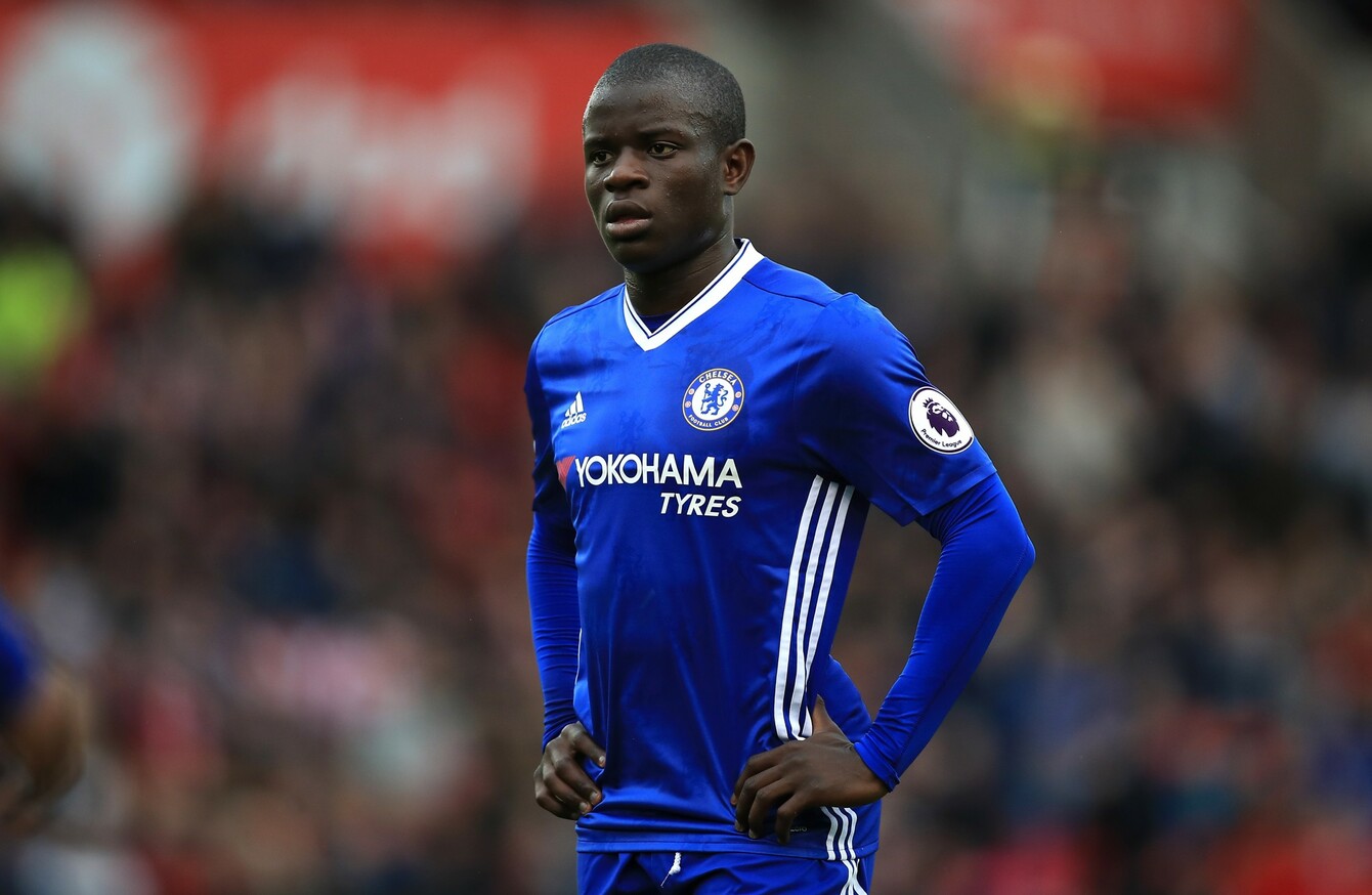 Chelsea's Kante named Football Writers' Player of the Year ...