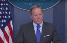 Statement on Muslim ban removed from Trump's website after press briefing