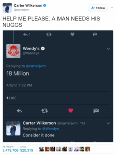 This man's quest to get free chicken nuggets is now the most retweeted tweet of all time