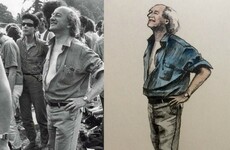 That iconic photo of Michael D at Slane has been turned into a class illustration