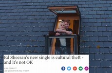 A New Zealand music critic has ripped into Ed Sheeran's Galway Girl for 'cultural theft'