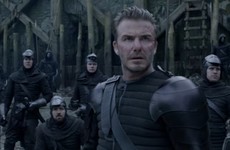 People are questioning David Beckham's acting chops after seeing the first clip of his Hollywood debut