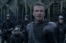 People are questioning David Beckham's acting chops after seeing the first clip of his Hollywood debut