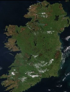 Nasa has taken an aerial photo of Ireland's gorse fires as public warned of health risks