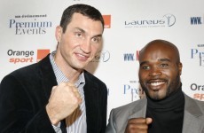 Soft touch: Klitschko lines up Jean Marc Mormeck