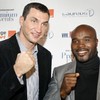 Soft touch: Klitschko lines up Jean Marc Mormeck