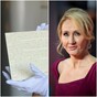 A Harry Potter prequel handwritten by JK Rowling has been stolen