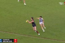 Mark O'Connor makes AFL debut but Geelong overpowered