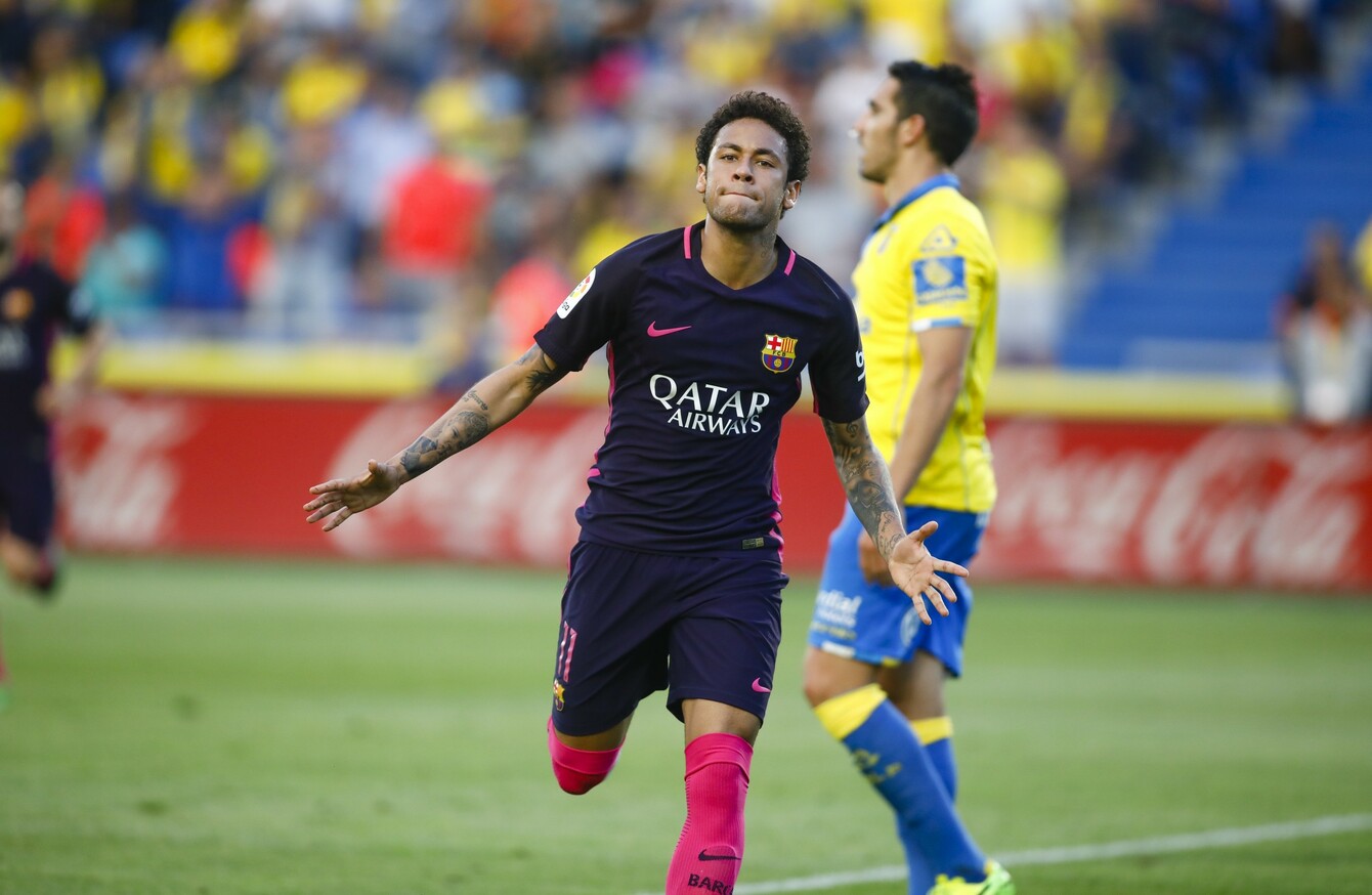 Neymar was in absolutely inspired form today as Barca eased to victory ...