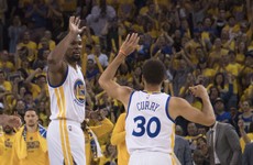 Steph Curry and Kevin Durant were on fire in last night's NBA playoff