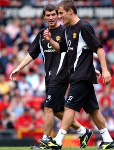 'Worship is too strong a word': Phil Neville pays tribute to former skipper Roy Keane on Off The Ball