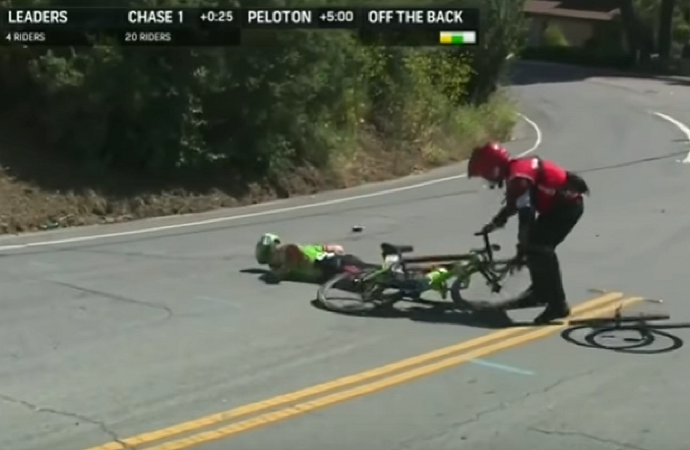 Cyclist Who Suffered Concussion In Heavy Crash Pulled From Tour Of ...