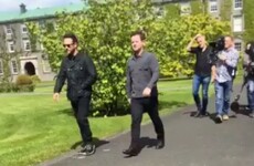 Ant and Dec were spotted on campus in Maynooth and it looked like serious craic