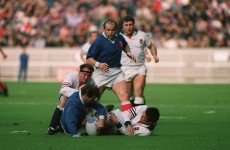 Six Nations golden moments: Saint-André’s try v England, 1991