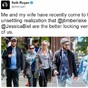 Seth Rogen sent the best tweet comparing him and his wife to Justin Timberlake and Jessica Biel