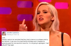 Jennifer Lawrence had a great response to a leaked video of her dancing on a stripper pole