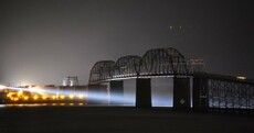 In pictures: Huge ship rams through road bridge in US