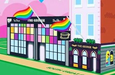 The George had a great response to the homophobic, Nazi vandalism on its wall