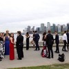 Justin Trudeau was out jogging and ended up brilliantly photobombing a group prom picture
