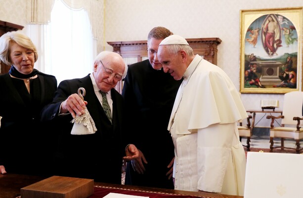 Climate Bells: The gift Michael D Higgins gave Pope Francis today