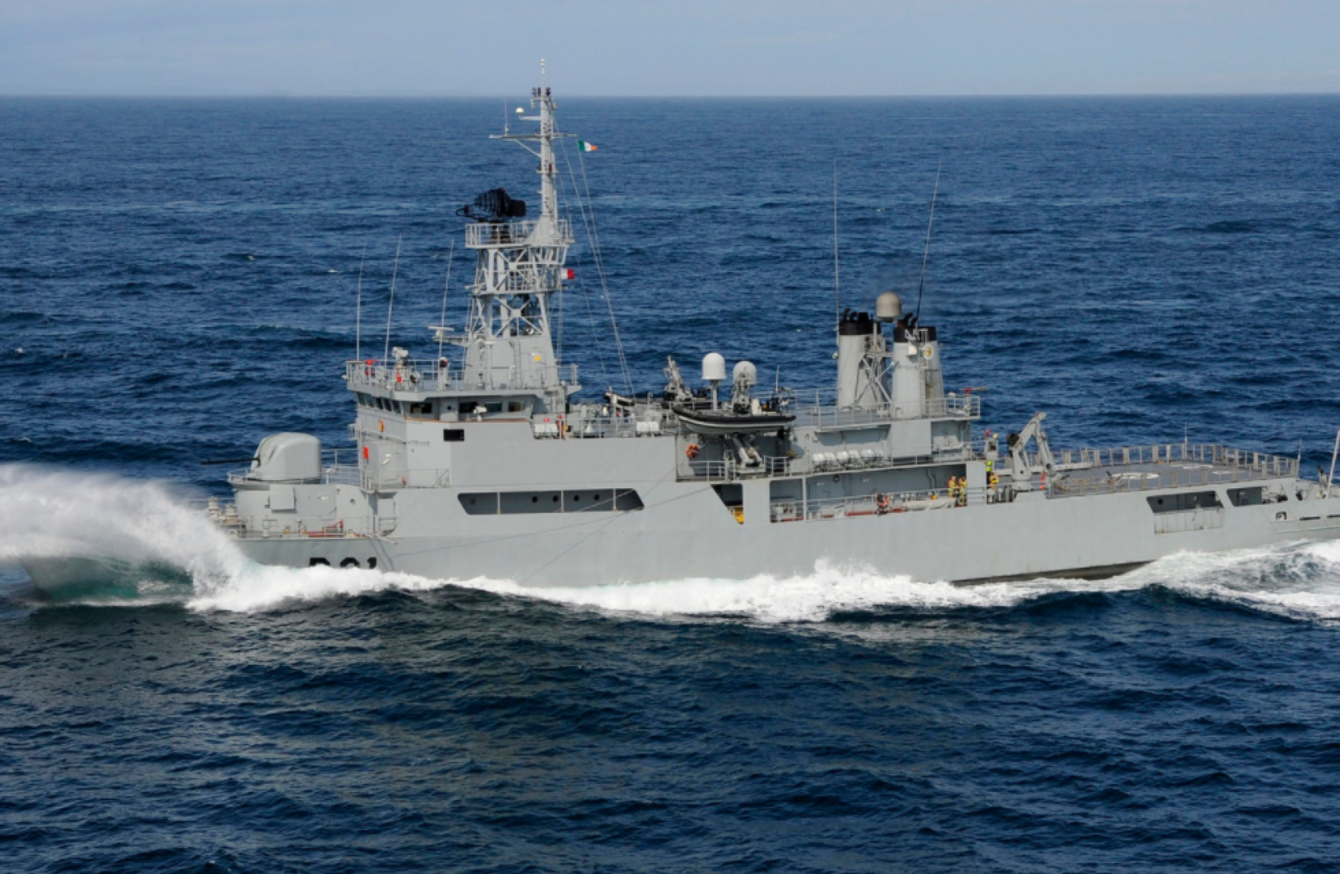 An Irish Naval vessel is heading to the Mediterranean for our seventh ...