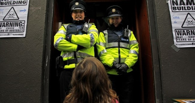 In pictures: Unlock NAMA occupation of building in Dublin city centre