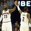 Order restored as Irving and James double up to beat Celtics