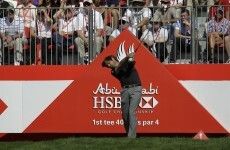 Rock on: Englishman stares Woods and McIlroy down