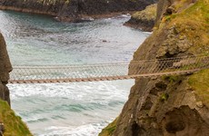 Vandals tried to cut down the iconic Carrick-a-Rede rope bridge
