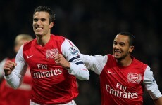 Just another manic Sunday for RVP and Arsenal
