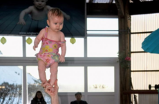 Some babies can stand at four months old