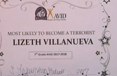 Teachers punished after child given 'most likely to become a terrorist' award