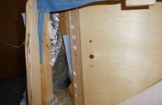 A delivery of wicker boxes and a chair bound for Dublin and Galway was hiding weed worth €150k