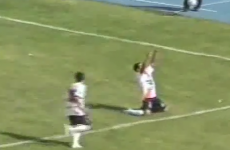 WATCH: Flying Bolivian back-heel goal