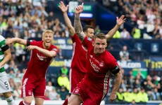 Ireland's Jonny Hayes struck early against Celtic in the Scottish Cup final
