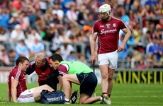 Setback for emerging Galway defender who suffered suspected cruciate injury against Dublin