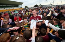 Everyone is loving this photo of Galway hurler Joe Canning signing autographs after yesterday's match