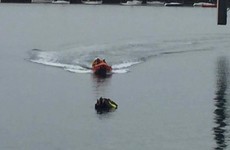 RNLI rescues two people without life jackets from submerged jet ski